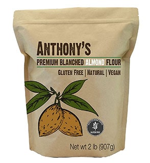 Anthony’s Almond Flour Blanched - substitute coconut flour for almond flour