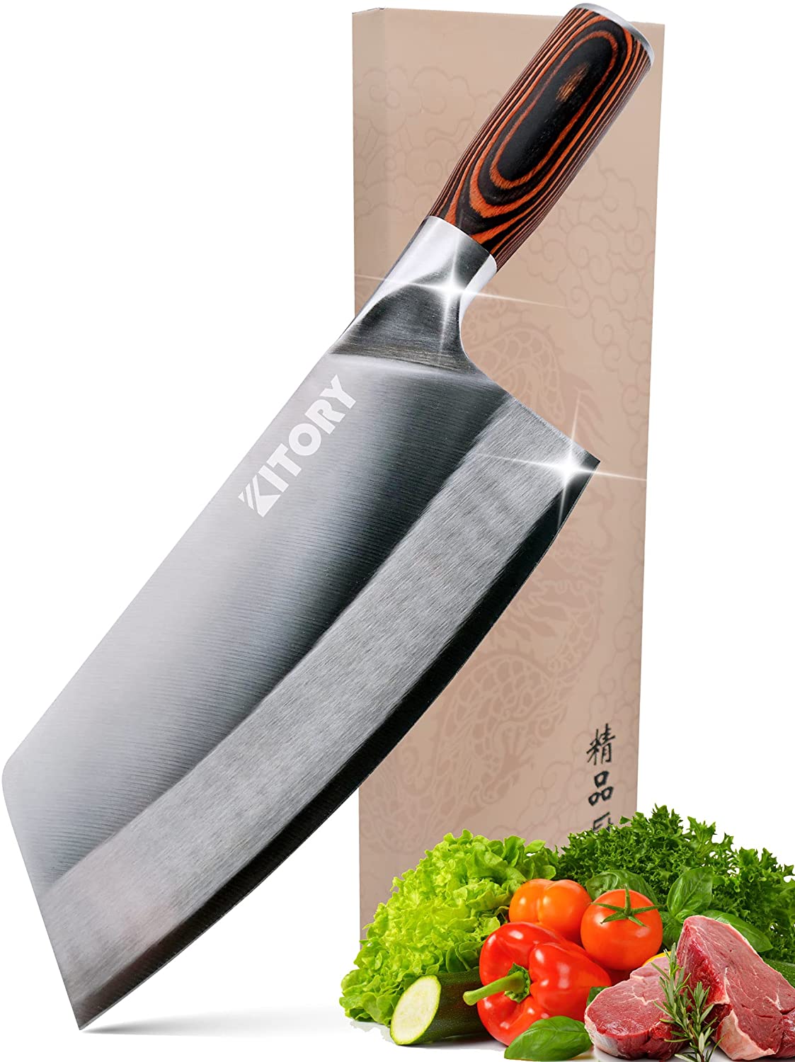 Kitory Chinese Vegetable and Meat Cleaver