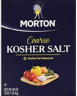Morton Coarse Kosher Salt - best coarse kosher salt