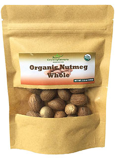Organic whole nutmeg