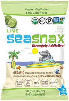 SeaSnax Organic Roasted Seaweed Snack - healthiest seaweed snacks