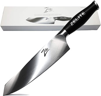Zelite Infinity Kiritsuke Chef Knife (9 inches) - best steel for chef knives