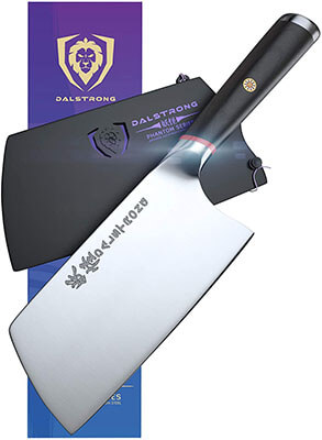 DALSTRONG Cleaver Knife - 7" - dalstrong phantom series review - dalstrong knife review
