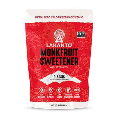 Lakanto monk fruit sweetener - best monk fruit sweetener for baking