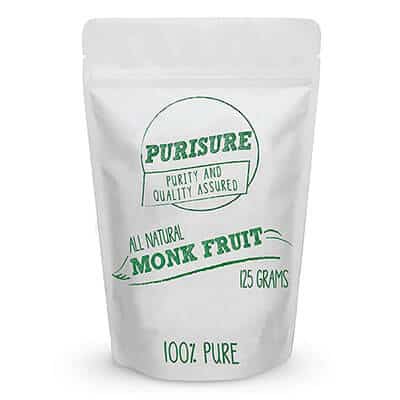 Purisure monk fruit sweetener - best monk fruit without erythritol