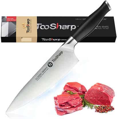 TooSharp 8 inch Kitchen Knife - best kitchen knife under 200