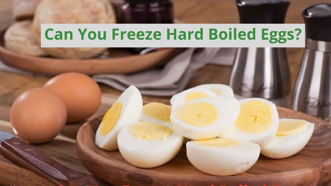 can you freeze hard boiled eggs