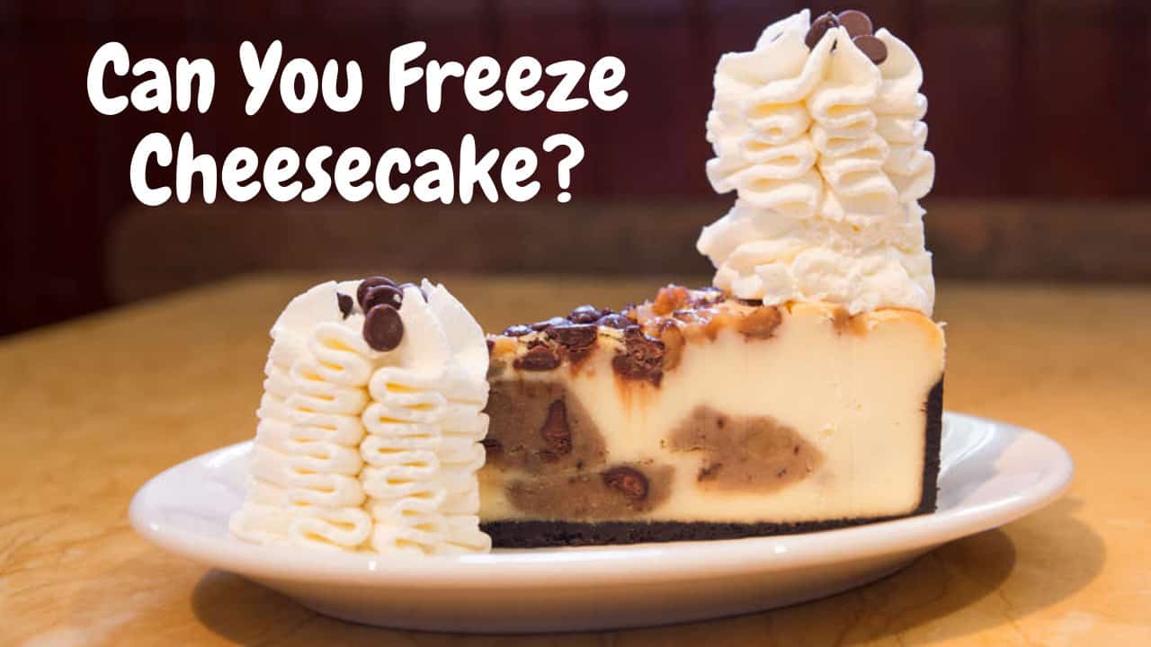 can you freeze cheesecake