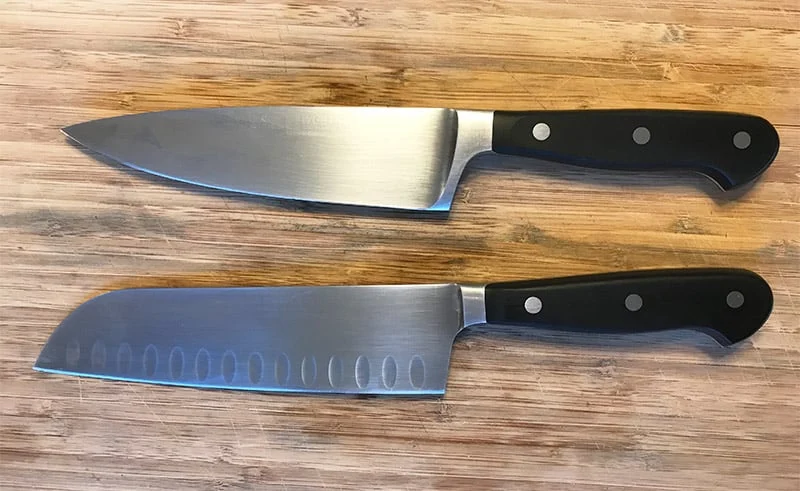  chef's knife vs santoku