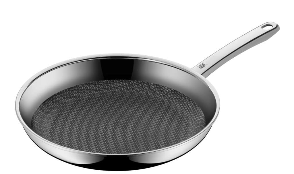 clean a burnt non-stick frying pan