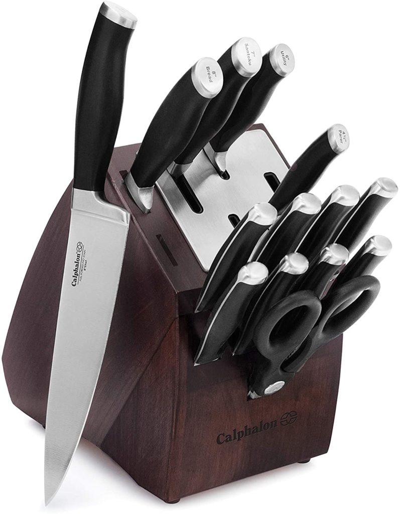 calphalon self sharpening knife set