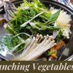 Blanching vegetables